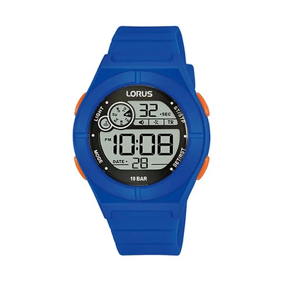 Children's watch with Dark blue silicone strap | Doucet Latendresse