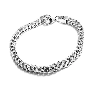 bracelet en argent 925. Color: blanc | Doucet Latendresse