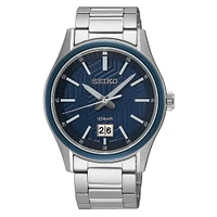 SEIKO POUR HOMME, .QUARTZ ,SAPHIR CRYSTAL, CADRAN  BLEU | Doucet Latendresse