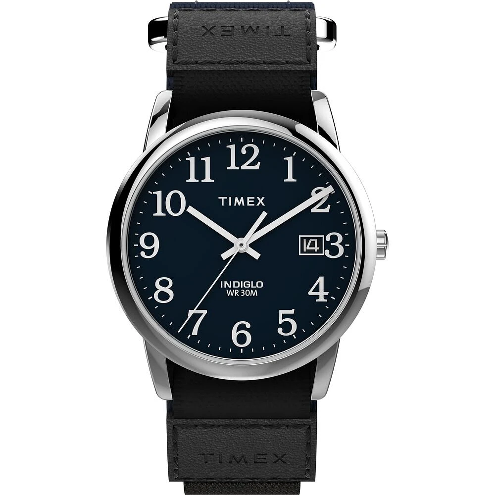 TIMEX UNSEX BRACELET TISSUS NOIR 35MM | Doucet Latendresse