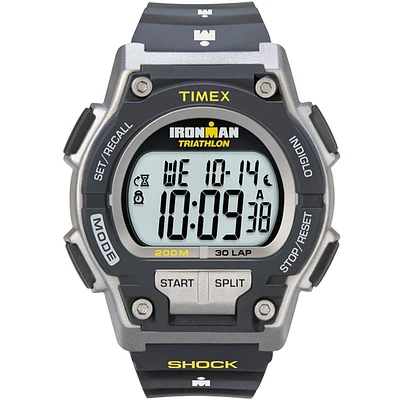 Montre Timex Ironman Triathlon Shock – 42mm, Résistance à l’Eau 200M, Mémoire de 30 Tours | Doucet Latendresse