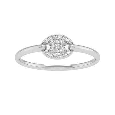 Bague de promesse pour Femme en or 10k&diamant. Color: blanc | Doucet Latendresse