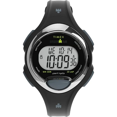 Timex Women's Ironman Digital Dial Black Strap Watch 34mm | Doucet Latendresse