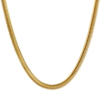 10K Yellow Gold Serpentine Chain Necklace | Doucet Latendresse