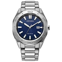 Citizen Eco-Drive Men's Watch – Blue Dial – 41mm | Doucet Latendresse