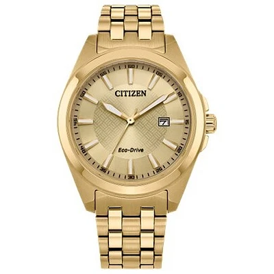 Citizen Eco-Drive Gold Stainless Steel Watch – 41mm | Doucet Latendresse