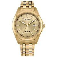 Citizen Eco-Drive Gold Stainless Steel Watch – 41mm | Doucet Latendresse