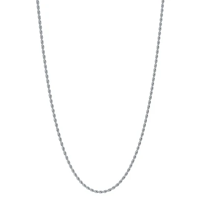 Collier Chaîne Corde en Acier Inoxydable – 3mm - 18