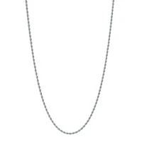 Collier Chaîne Corde en Acier Inoxydable – 3mm - 18