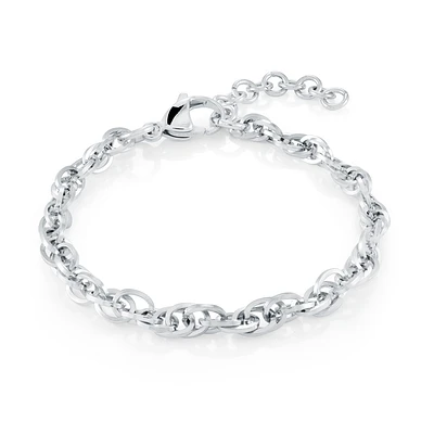 Stainless Steel Rolo Chain Bracelet – 6.25