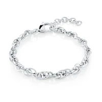 Bracelet Chaîne Rolo en Acier Inoxydable – 6,25