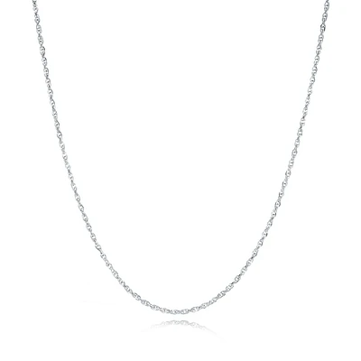 Collier Chaîne Corde en Acier Inoxydable 7mm – 18