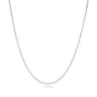 Collier Chaîne Corde en Acier Inoxydable 7mm – 18