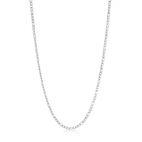 Collier Chaîne Figaro en Acier Inoxydable 3 mm – 18 