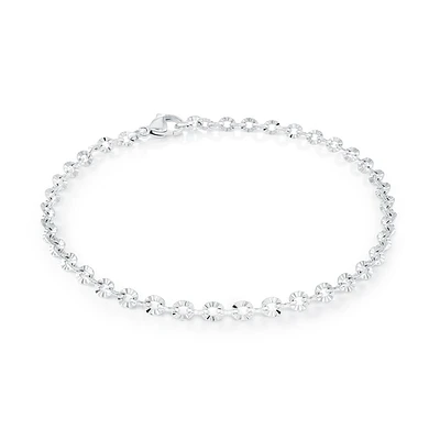 Stainless Steel Disk Chain Anklet – 9