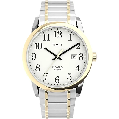 Timex Two-Tone Stainless Steel Watch – 38mm, INDIGLO, Date | Doucet Latendresse