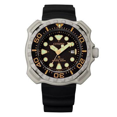 Citizen Eco-Drive Black & Gold Promaster Diver Watch – 46mm | Doucet Latendresse