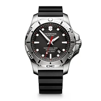 Montre de Plongée Professionnelle Victorinox en Acier Inoxydable avec Bracelet en Caoutchouc Noir – 43mm | Doucet Latendresse