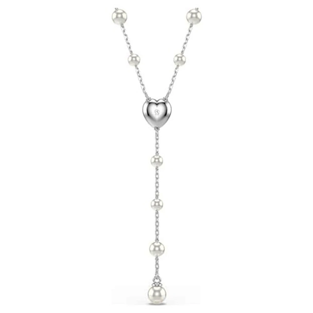 Swarovski collier “Y” perles Ariana Grande (38–48 cm). Color: blanc | Doucet Latendresse