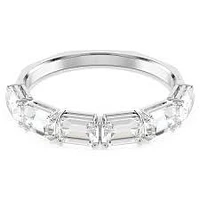 Bracelet Rigide Octogonal Swarovski Millenia Plaqué Rhodium avec Cristaux Taille Octogonale Pavé – 7