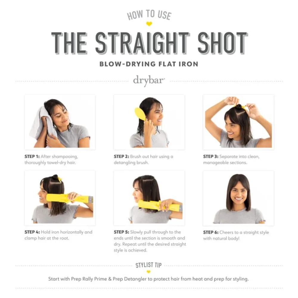 The Straight Shot Blow-Drying Flat Iron