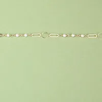 Multi-Shape Pearl Bead Necklace