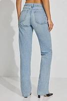 Cara High Rise Straight Jeans