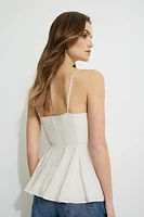 Peplum Tank Top