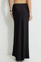 Cary Satin Slip Maxi Skirt