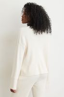 Ribbed V-Neck Sweater