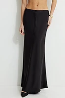 Cary Satin Slip Maxi Skirt