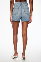 Short droit en denim Justina