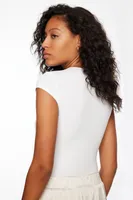 Tana Sculpt Short Sleeve Square Neck Bodysuit