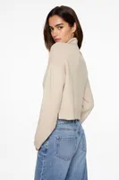 Crop Turtleneck Sweater