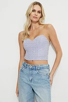 Beaded Pearl Corset Top