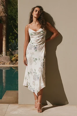 Robe nuisette maxi asymétrique Celeste