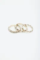 7-Pack Gem & Twist Rings