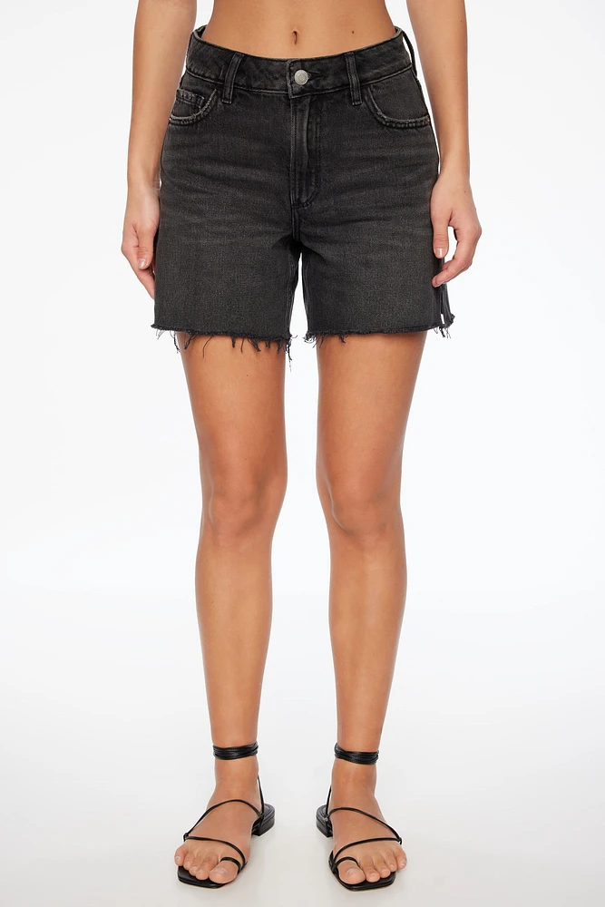 Short droit en denim Justina