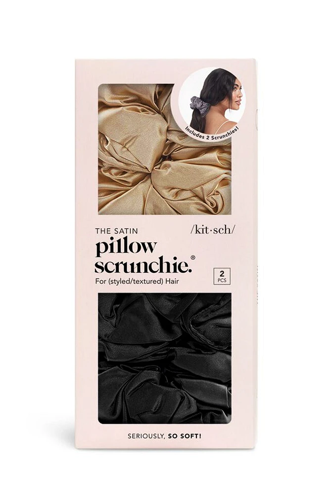 KITSCH | Paquet de 2 chouchous de nuit en satin