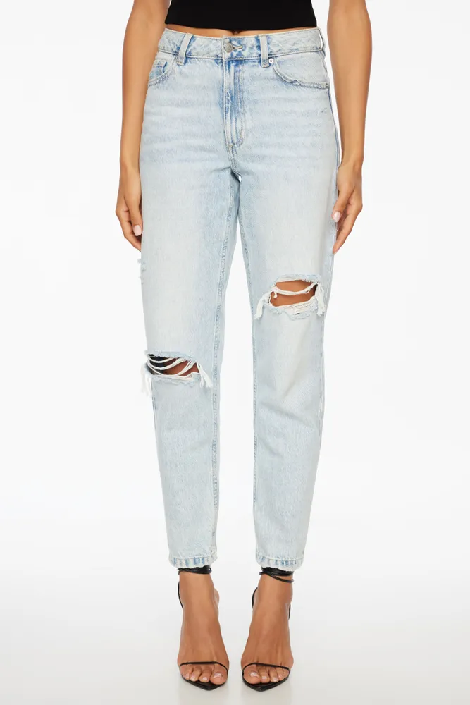 Claudia Distressed Mom Jeans