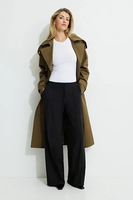 Drawstring Wide Leg Pants