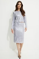 Alana Sequin Midi Skirt