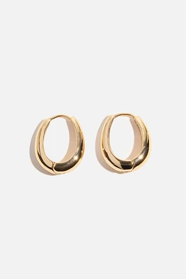 Dome Hoop Earrings