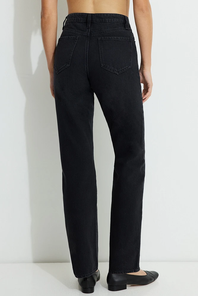 Cara High Rise Straight Jeans