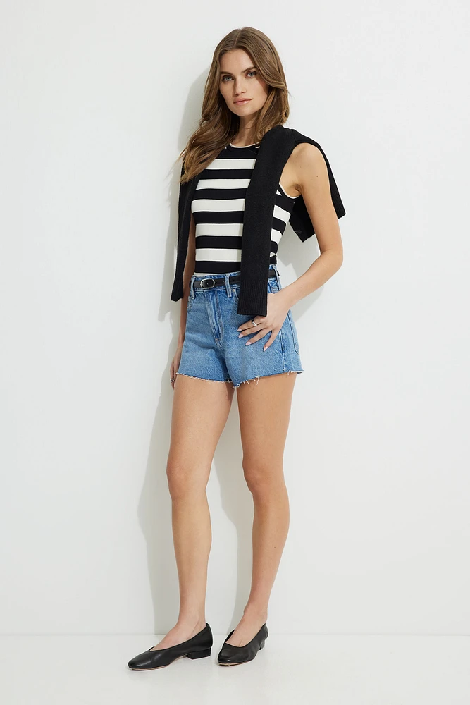 Short en denim « mom » Claudia