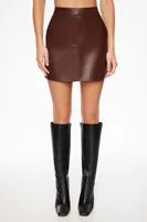 Ali Faux Leather Mini Skirt