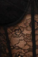 Sheer Lace Corset Top