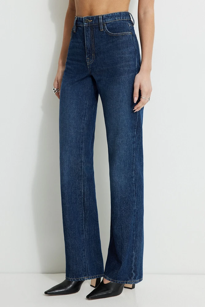 Cara High Rise Straight Jeans