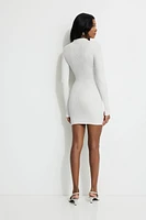 Minirobe polo en tricot côtel