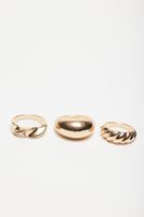 6-Pack Oversized & Twisted Rings